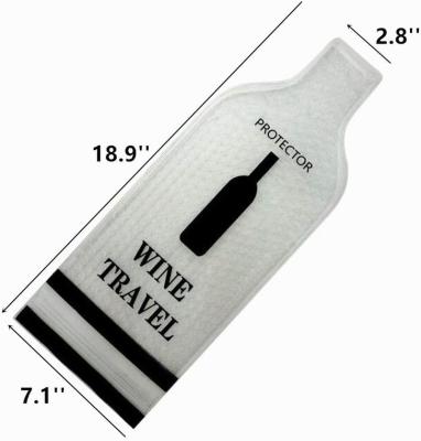 China Wine Leak Proof Wine Bottle Travel Sleeve Case For Airplane for sale