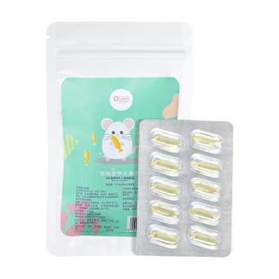 China YEE OEM Sustainable Top Selling Best Quality Hamster Food Nutritional Snacks Deep Sea Fish Oil Capsules Pet Supplies for sale