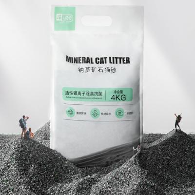 China YEE Low Dust Lock Sustainable Smelly Bentonite Tofu Mineral Cat Litter for sale