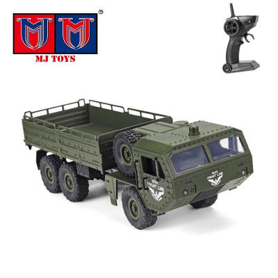 China RC Hobby 1/16 Military Truck 2.4G Rock Crawler Toy 6 Wheels Army RC Off-Road Toys for Kids Children Adult Gifts for sale