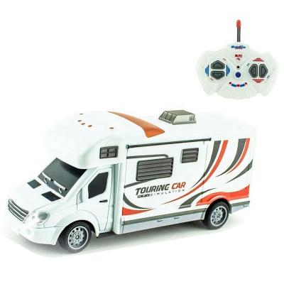 China RC Model Hot selling rc radio control remote toy truck for kids city rv car with simulation and 1:32 four-way lights for sale