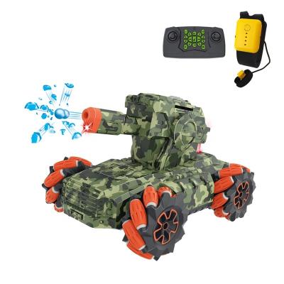 China New Arrival 2.4g RC Hobby Water Bomb Shooting Radio Control Remote RC Tank For Electric Toy Car Battle Fighting Waterbomb for sale