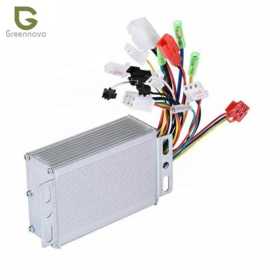 China Aluminum Alloy 24V/36V 250W 15A Electric Vehicle Scooter Brushless Bicycle Speed ​​Controller With Motor for sale