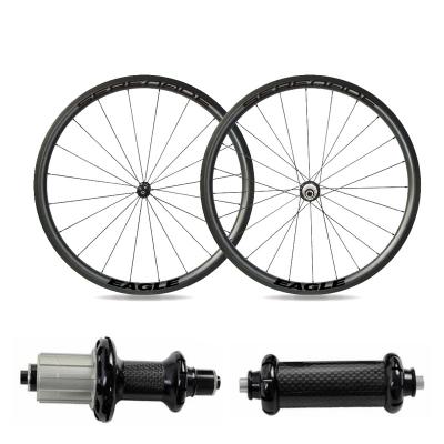 China Road Bikes Custom Carbon Road Bike Wheelset Rim Brake 33*25mm Tubular Road Bike Wheels Hub R36 for sale