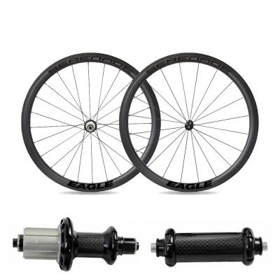 China Road Bikes Rim Brake R36 Hub Carbon Road Bike Wheelset 38*25mm Anvil Wheels With Sapim CX-Ray Spokes for sale