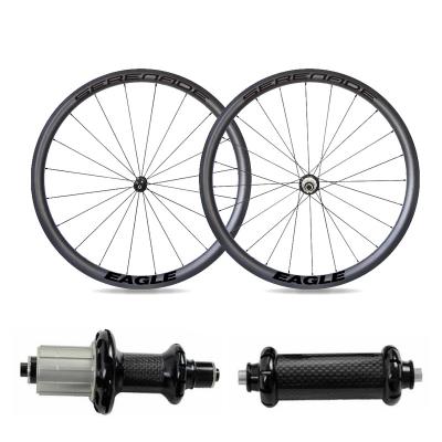 China Road Bikes Carbon Road Bike Wheelset R36 Hub Rim Brake With 35*25mm Wheel Rims Tubeless Wheels for sale