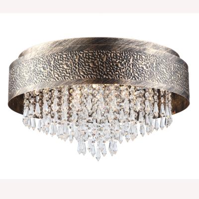 China Outdoor Mounted Crystal Ceiling Lamp American Style Restore Antique Ways To Absorb Light Indoor Ceiling Lamp Home Hotel Villa for sale