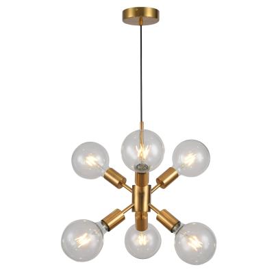 China Wholesale High Quality Modern Decoration 6 European Modern Indoor Lights Pendant Light China Chandelier for sale