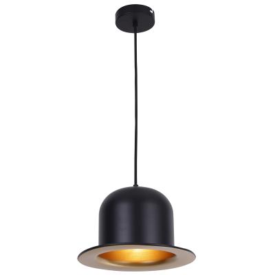 China Zhongshan iron art nodric wholesale cheap dining hat industrial pendant light with E27 lamp holder dining kitchen lighting for sale