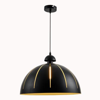 China Contemporary Modern American Black Dining Light E27 Good Quality Painting Pendant Lamp for sale