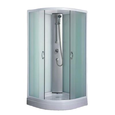 China Modern White 100x100cm Paint Shower Cubicle, Easy Clean Shower Room, Complete Sliding Shower Cubicle for sale