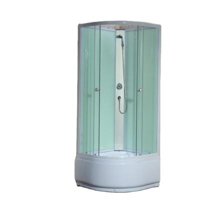 China Modern 900mm acrylic modern shower room cabin from Russia,cheap circular shower cabin,single shower room for sale