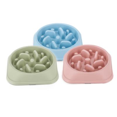 China Durable Pet Bowl Dog Food Bowl Durable Dog Food Bowl Anti Clogging Eco-Friendly Durable Hot Slow for sale