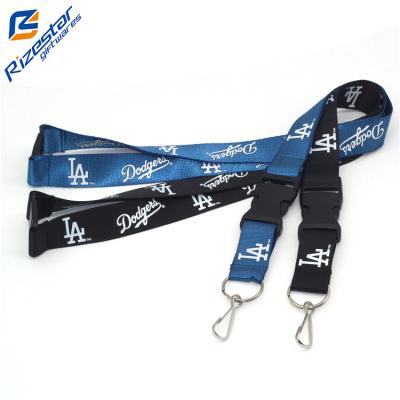 China High Quality ID Card Holder Lanyard Custom Personalized Printed Polyester Satin Ribbon Lanyards With Custom Logo for sale