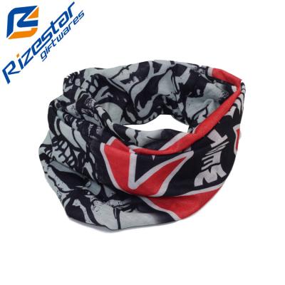 China Polyester Factory Manufacturer Wholesale Windproof Headwear Custom Printed Tubular Seamless Motorcycle Bandana And Scarf for sale