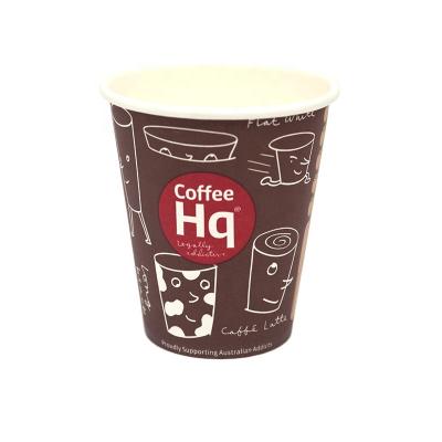 China 1000 Single Wall 8oz 250ml Disposable Coffee Paper Disposable Printed Cups for sale