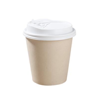 China 6 7 8 12 PLA 16oz Bamboo Paper Cups Eco Friendly 100% Biodegradable Compostable Sugar Cane Liner for sale