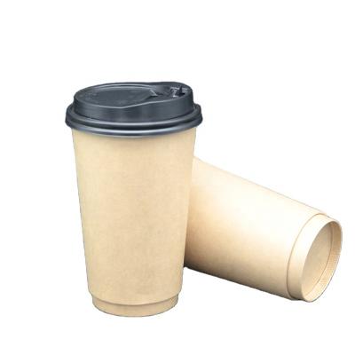 China Recyclable Unbleached Leak Proof Microwave Oven Recyclable PLA Layer Safe Compostable Coffee Mug for sale