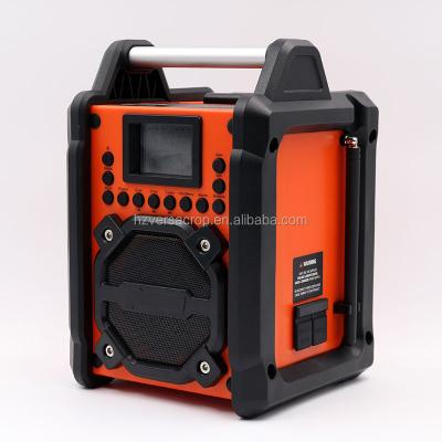 China Durable Quakeproof Waterproof Digital FM/DAB+/BT Digital Color Screen Radio Jobsite BT DAB+/FM Radio for sale