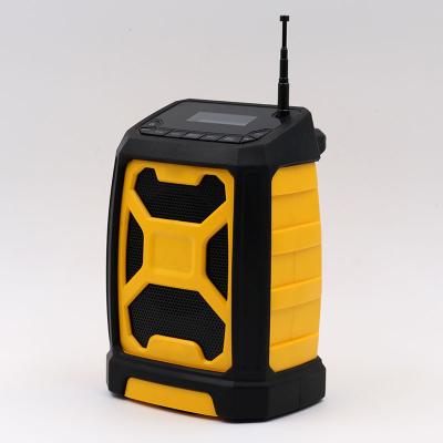 China New Arrival Digital FM/DAB+/BT Digital Display FM/DAB+ Radio Construction Site Arrival Water Resistant Radio for sale