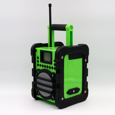 China Digital Display FM/DAB+/BT Digital DAB Radio Waterproof Construction Site Radio Construction Site Radio for sale