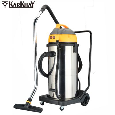 China High Quality KVS-C7.62 Hotel Professional 2 Motors 2400W 60L Wet Dry Industrial Vacuum Cleaner for sale