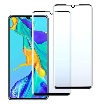 China Easy Install Free Shipping 3D Edge Protectors Tempered Glass Screen Protector For Huawei P30 Pro P40 P50 Mate 20 Nova9 8I Nova 9 P20 Lite for sale