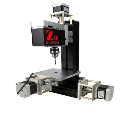 China Miniature/Modularity/Miniature 3 Axes Intelligent Full Metal CNC Drilling Machine For Modelmaking Hobbyist for sale