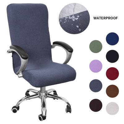 China Single Seat Computer Desk Chair Cover Removable Stretch Slipcovers S/M/L for sale