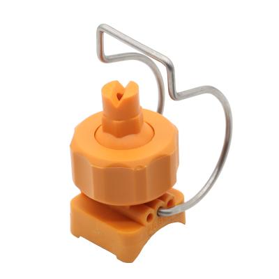 China Hot Sale Plastic Adjustable Water Jet Spray Pipe Clamp Nozzle Dust Collector Ball Clip Grommet For Cleaning Machine Parts for sale