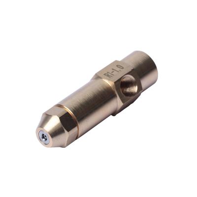 China Hotels Drop Shipping High Quality Furnace Siphon RY-BRASS-0.8 Heavy Fuel Oil Oil Nozzle Burner Nozzle Diesel Oil Nozzle for sale