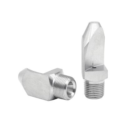 China Dust Collection 1/4NPT SS316 Narrow Angle Jet Spray Nozzle Deflected Flat Fan Spray Nozzle for sale