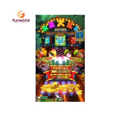 China Good Price Game Center fruit gogogo coin pusher indoor arcade machine for sale for sale