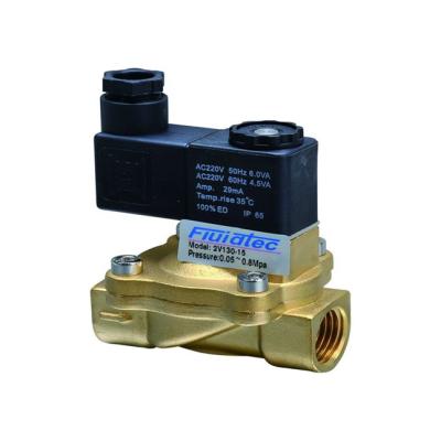 China Brass Series 2VXF 2/2 Way Two Way Control Circulation Two Way Control Pneumatic Underwater Solenoid Valve for sale