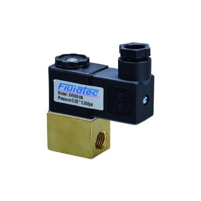 China 2V Series Brass Explosion Proof Air Control Valves Low Price Electric Solenoid Water Valve for sale