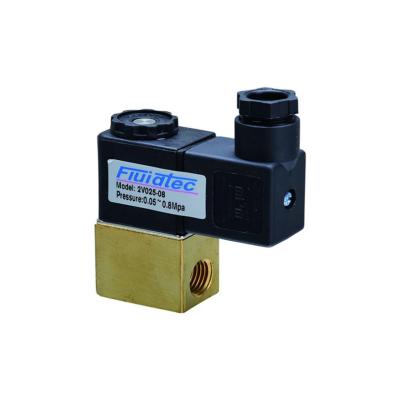 China 2/2 Way Brass Single Solenoid Valve Types Control Valves 2L Series Same Sensitive Solenoid Valve for sale