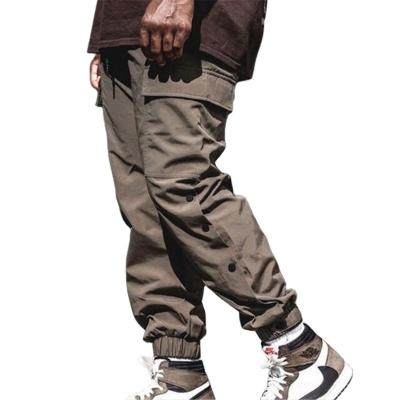 China 2022 New Anti-Static Sweatpants Men Loose Multi Pocket Elastic Joggers Sport Harem Pants Waist Hip Hop Male Casual Cargo Pants for sale