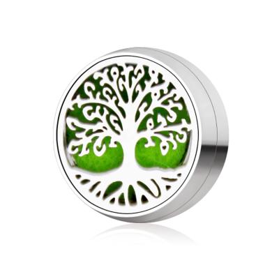 China 316L Stainless Steel Essential Oil Diffuser Button for Face Air Freshener Aromatherapy Pendant Magnetic Loop for sale