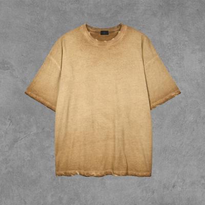 China Plain Anti-Wrinkle T-shirt Oversized Boys T Shirts For Men's Style Loose Cotton Fabric In Stock Or OEM for sale