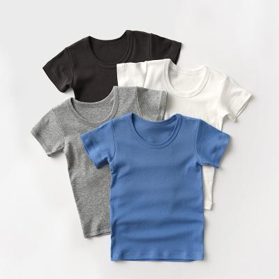 China Wholesale Custom QUICK DRY Kids Apparel Eco-Friendly Organic Cotton Fiber Boys T-shirt for sale