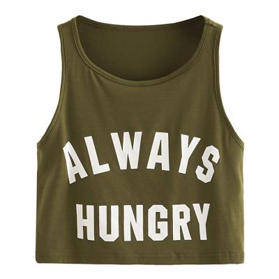 China 2022 Women Sexy Top Short Slim QUICK DRY Summer Solid Vest T-shirt Croptops Tank Tops Sleeveless Solid Vest for sale