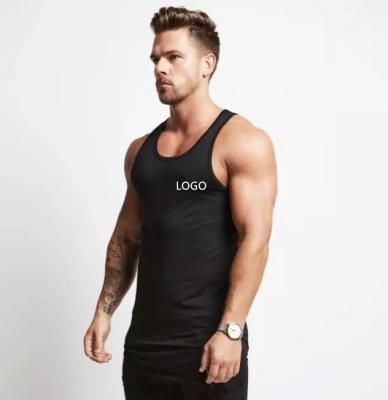 China Custom Wholesale Mens Breathable Sportswear Fabric QUICK DRY Workout Fitness Sleeveless Tank Tops For Men for sale