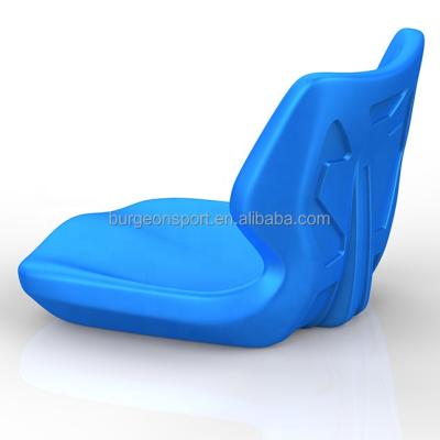 China Soccer Court Bud Bucket Seat Single Mounted Plastic Seating Chair For Soccer Playground for sale