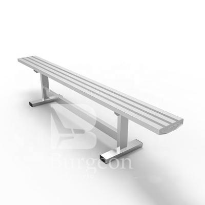 China Lightweight And Non-Rusting Outdoor Aluminum Bench Portable Benches For Sports Yard And Soccer Field for sale