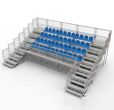 China Outdoor Sport Game Removable Temporary Spectator Stands Outdoor Metal Scaffolding Grandstands for sale