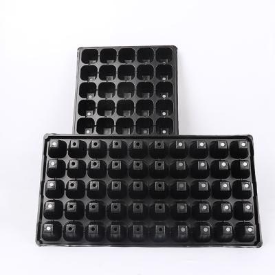 China Eco-friendly Seed Planting 50 Hole Plastic Seedling Tray Plant Nursery Tray For Greenhouse for sale