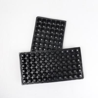 China Eco-friendly Root Seed Hole Design 72 Cell Plant Nursery Seedling Breathable Planting Trays for sale