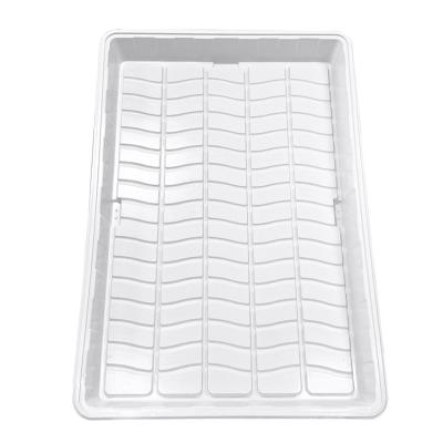 China Propagating Seedling White Hydroponics Grow Bed Flood Drain Tray for sale