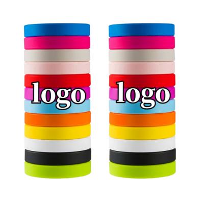 China Eco-Friendly Cheap Eco-friendly Professional Rubber Festival Printed Silicone Wristband Wristbands Custom Logo for sale