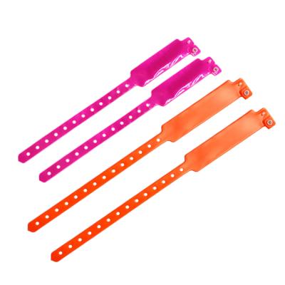 China Environmental Friendly Promotional Instant Lock Event Festival With Full Colors Plastic PVC Vinyl Printing Snap / Printable RFID Wristband Wristband for sale